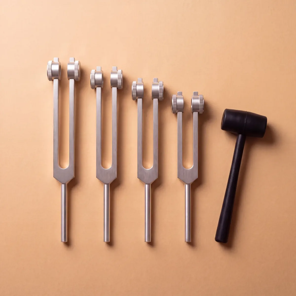 Set completo di diapason Onde Vita con martelletto